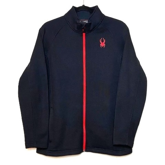 SPYDER Boy's Zip Up Fleece Lined T-Neck Jacket XL - Picture 1 of 7